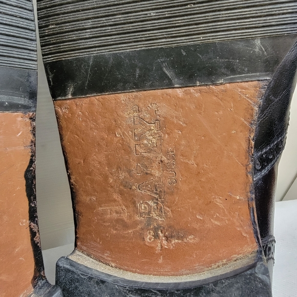 Bally Oxford men black shoes Size 8.5 - Picture 8 of 16